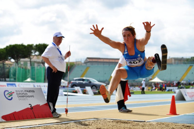 Europei di Grosseto: Caironi medaglia d'argento nel salto in lungo. Pancalli:...